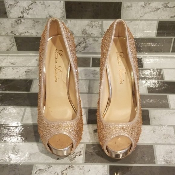 Lauren Lorraine Embellished Pumps - Picture 2 of 8